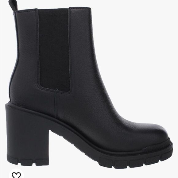 Marc Fisher Vanlisa Leather Lug Sole Pull On Chelsea Boots Size 11 NWOB - Picture 12 of 12